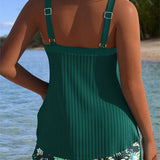 Julia | Tankini a rayas con braguita de baño de dos piezas