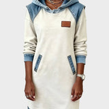 Irena - Vestit de denim amb caputxa