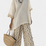 Eduarda | Conjunt Boho Chic Elegant amb Blusa Llarga