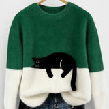 Luna™ | Sudadera con gráfico de gato