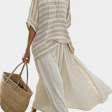 Isaura | Elegant Conjunt de Daisy de Bambu i Llinyol