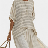 Isaura | Elegant Conjunt de Daisy de Bambu i Llinyol