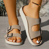 Nuria - Slides de confort amb doble sivella ajustable