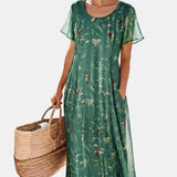 María | Vestit midi floral solta i lleuger