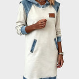 Irena - Vestit de denim amb caputxa