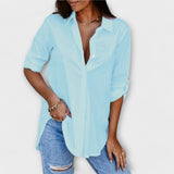 Jessica - Blusa diària amb escot en forma de V