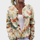 Carolina - Càrdigan amb estampat floral per a la tardor
