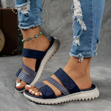 Cleo - Sandalia deportiva de confort con suela de plataforma