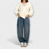 Fable - Pantalons texans Balloon Carpenter brillants