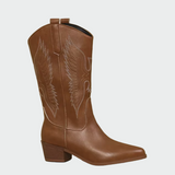 Botas de vaquer per a dona de cuir