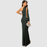 Meda - Elegant vestit maxi d'un sol espatlla