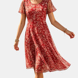 Ana | Vestit midi floral solt i lleuger