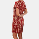Marina | Vestit estampat amb botons