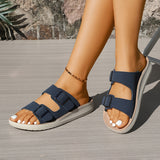 Nuria - Slides de confort amb doble sivella ajustable