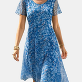 Ana | Vestit midi floral solt i lleuger
