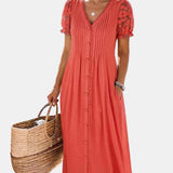 Sara | Vestit midi floral sol i lleuger