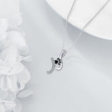 Dog Paw Print Pendant Necklace 'Loyal Friend'
