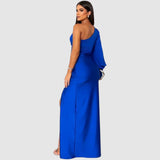 Meda - Elegant vestit maxi d'un sol espatlla