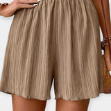 Pantalons Curts Elegants amb Plecs