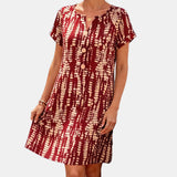 Marina | Vestit estampat amb botons