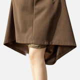 Faldilla de Llana Stretch A-Line fins al Turmell per Dona