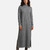 Vestit Maxi de Tardor – Sudadera Elegant de Tall Lliure per a Reunions Acollidores de Tardor