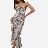 Vestit Maxi de Tirants Espagueti Floral per Nits d'Estiu