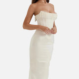 Vestit Maxi de Convidada de Boda Sense Tirants