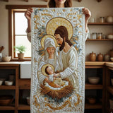 Quilted Table Runner - Bethlehem Light