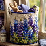 Bluebonnet Dream Basket | Handmade Laundry Basket