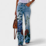 Pantalons amb flors