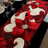 Quilted Table Runner - Cardinal Red