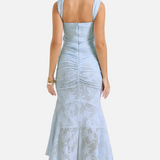 Vestit Maxi de Núvia amb Corsé de Renda