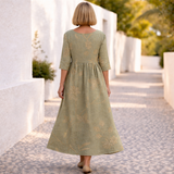 Claudia | Vestit de Motiu Floral amb Ambient d'Estiu