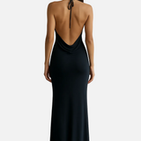 Vestit Maxi Formal Sense Esquena amb Coll Halter
