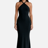 Vestit Maxi Formal Sense Esquena amb Coll Halter