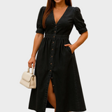 Nina – Vestit de denim brillant