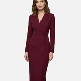 Vestit Blazer Negre Chic – Disseny Minimalista Ajustat per a una Sofisticació Moderna