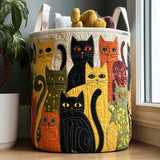 Cozy Cat Carnival | Handmade Laundry Basket