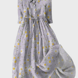 Vestit de pradera amb estampat de flors
