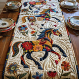 Quilted Table Runner - Galloping Horse
