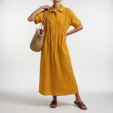 Lysandra — Vestit camisero fluid d'estiu
