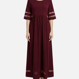 Vestit Negre Transparent – Disseny Flattering de Coll O per a un Estil d'Estiu Sense Esforç