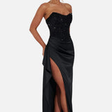 Vestit Maxi de Nit Corsé Amb Perles Emrielle