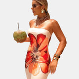 Vestit Maxi Floral Sense Tirants – Vestit de Nit Elegant per a Dones