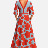 Vestit Maxi d'Estiu amb Escot en V Floral