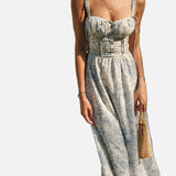 Vestit Midi de Cóctel Floral d'Estiu