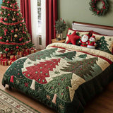 3-Piece Quilted Bed Set - Forest of Joy