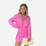 Vestit camiser negre elegant per a dona