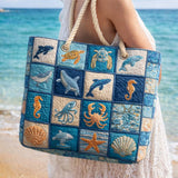 Handmade Beach Bag | Marine Life